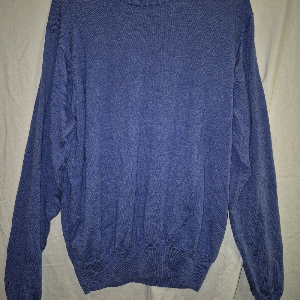 Peter Millar Classic Blue Crewneck Sweater